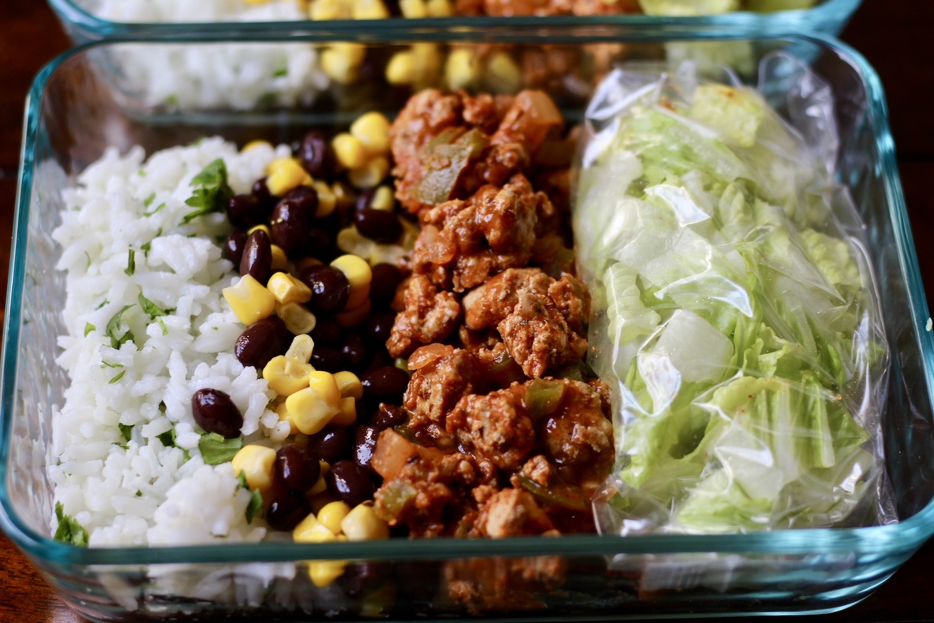 Turkey Taco Salad Meal Prep - Damn Delicious