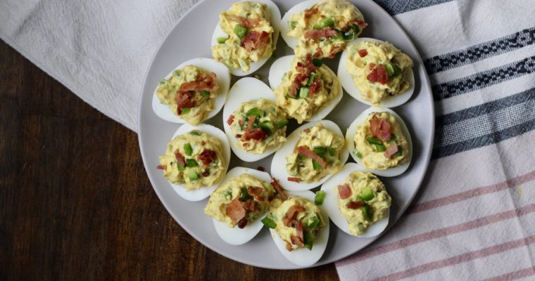 Bacon Jalapeño Deviled Eggs