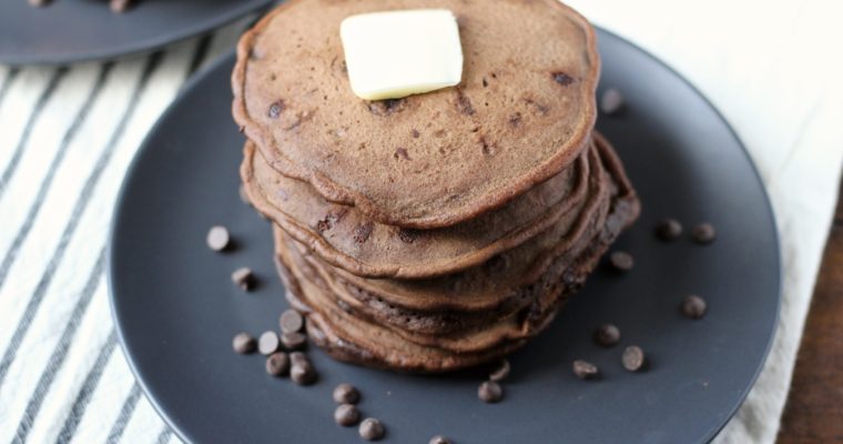 Double Chocolate Chip Pancakes