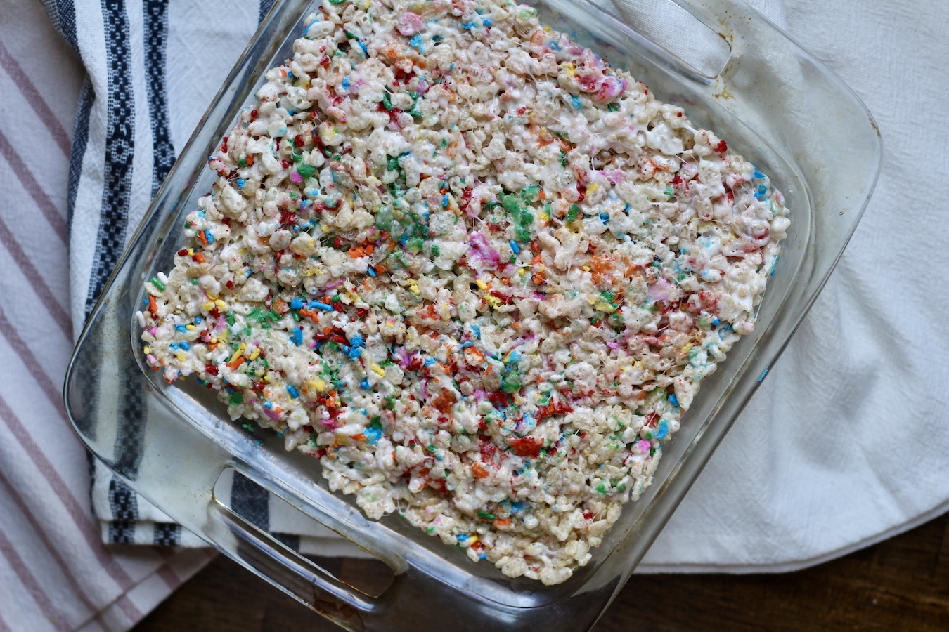 Funfetti Rice Krispie Treats - My Life After Dairy