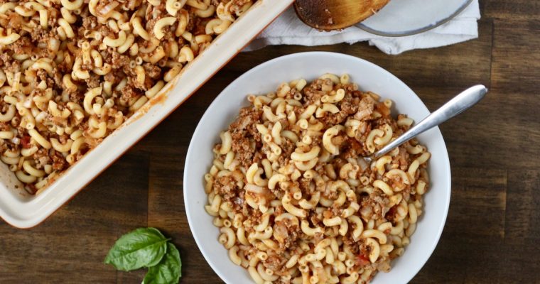 Mom’s Homemade Hamburger Helper