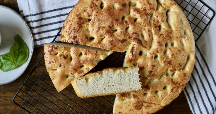 Skillet Garlic Focaccia
