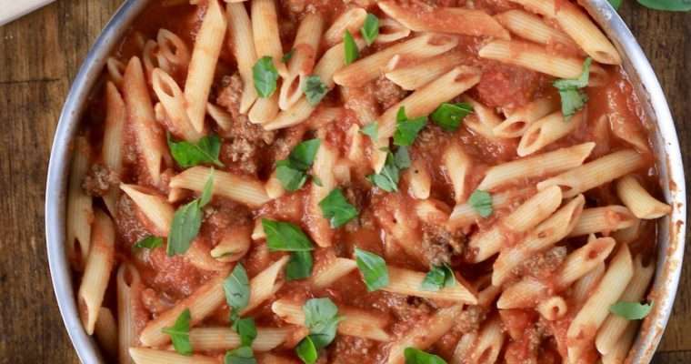 Arrabbiata Meat Sauce