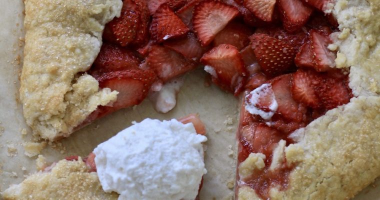 Strawberry Lemon Galette