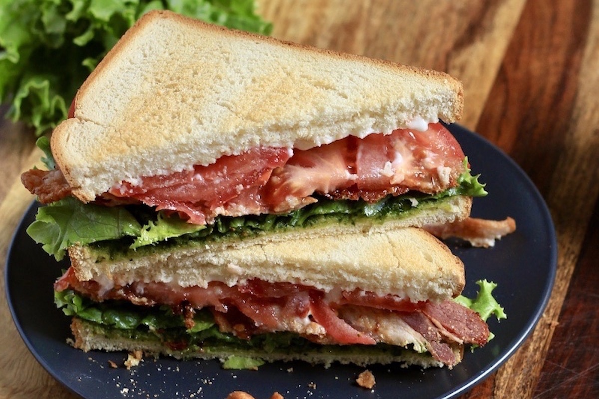 Pesto BLT - My Life After Dairy