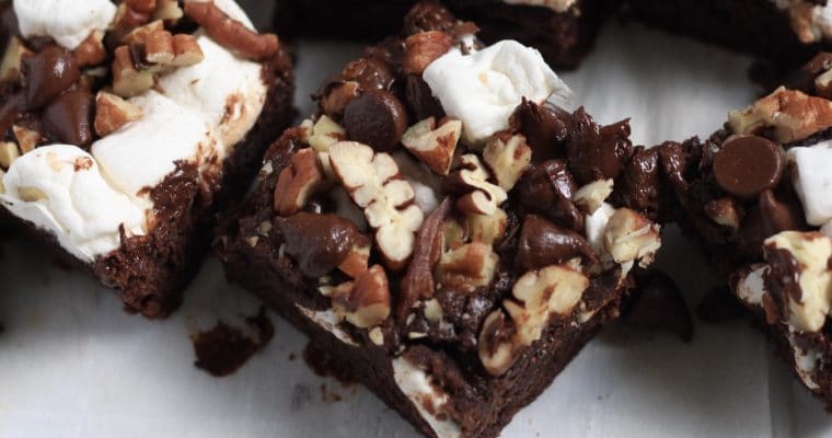 Vegan Rocky Road Brownies