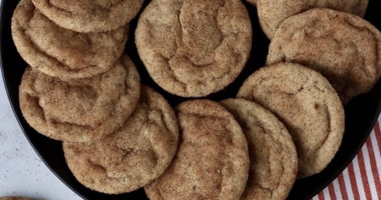 Vegan Snickerdoodle Cookies