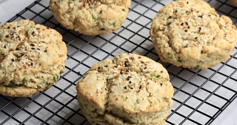 Everything Bagel Scallion Biscuits