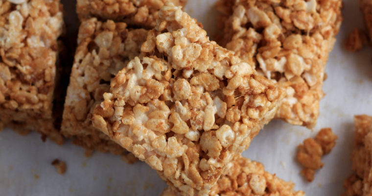 Cookie Butter Rice Krispie Treats
