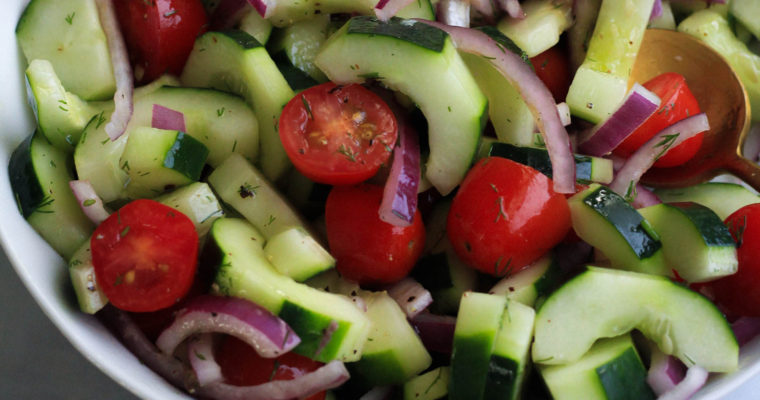Fresh Cucumber and Dill Salad