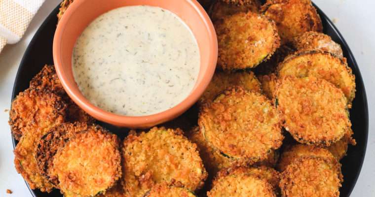 Spicy Air Fryer Zucchini Bites