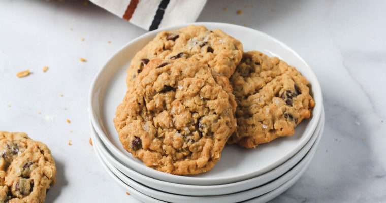 Peanut Butter Chocolate Chip Oatmeal Cookies