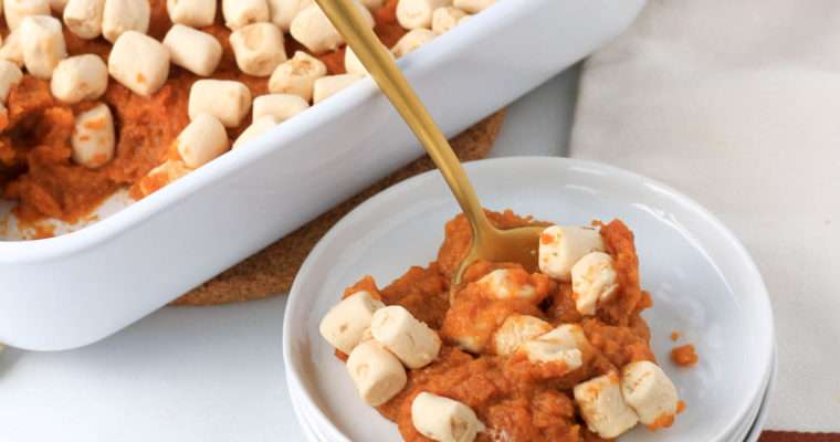 Vegan Maple Sweet Potato Casserole