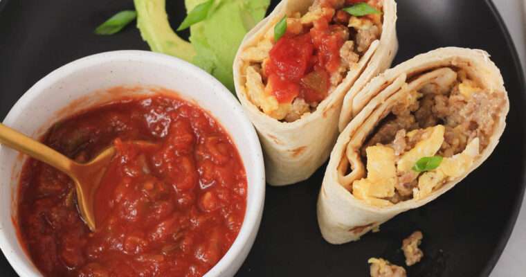 Easy Freezer Breakfast Burritos (3-Ways)