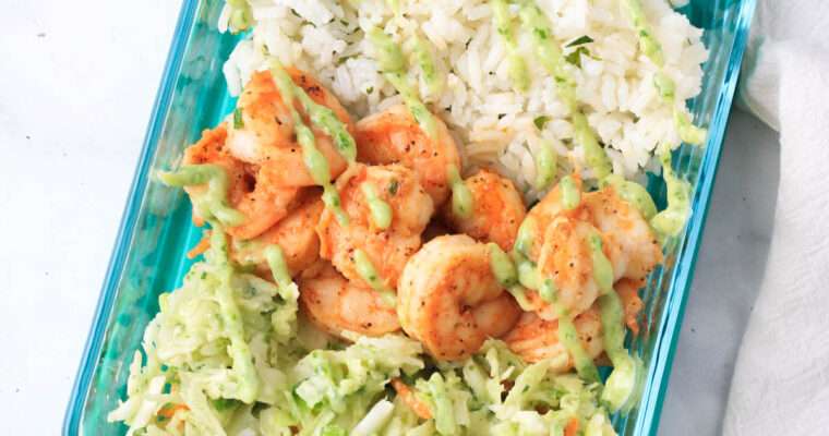 Shrimp Taco Lunch Bowls