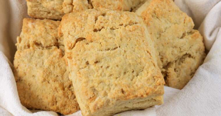 Traditional Buttermilk Biscuits with Cinnamon Honey Butter