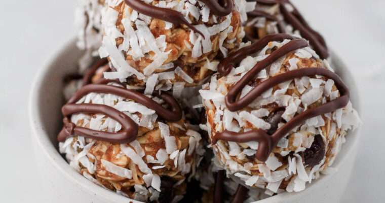 Healthy Almond Joy Lactation Bites