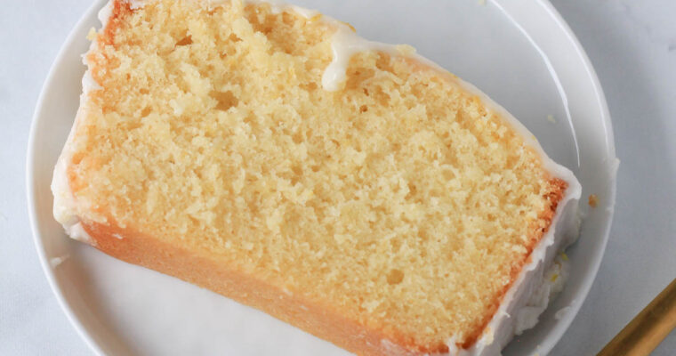 Dairy-Free Lemon Loaf with Lemon Icing