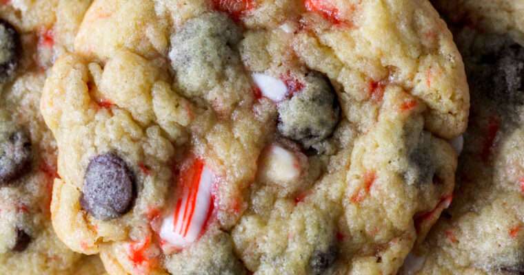 Peppermint Chocolate Chip Cookies
