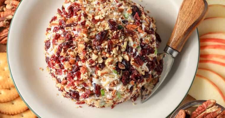 Vegan Holiday Cheese Ball