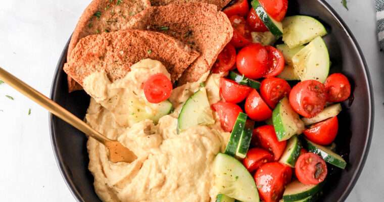 Healthy Vegan Hummus Bowls