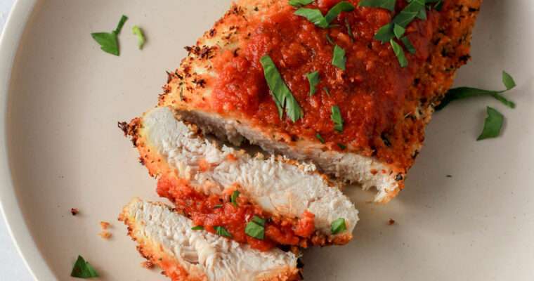 Dairy-Free Chicken Parmesan in the Air Fryer