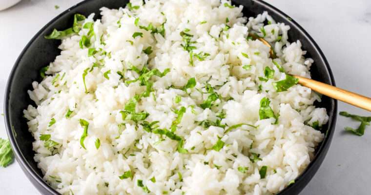 Vegan Cilantro Lime Rice