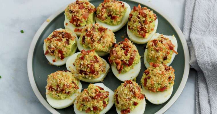 Avocado Deviled Eggs