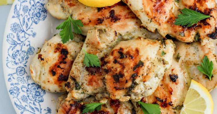 Greek Marinated Chicken Thighs