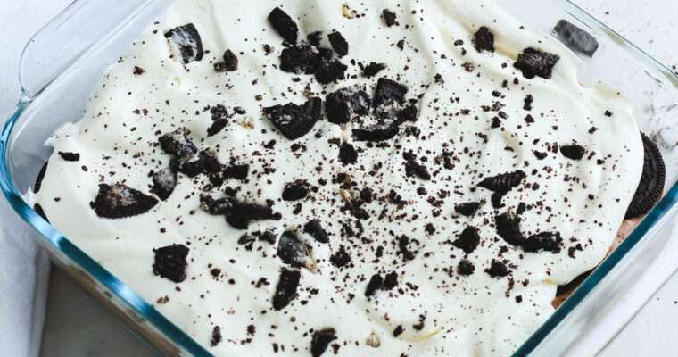 Oreo Ice Box Cake (Dairy-Free)