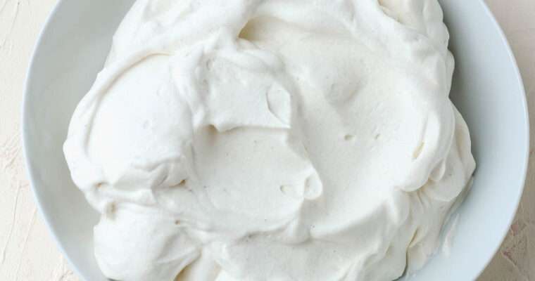 Vegan Pumpkin Spice Whipped Cream