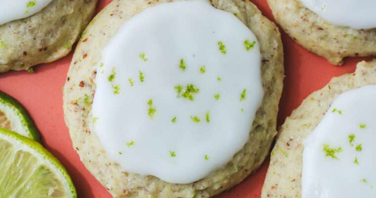 Soft Vegan Lime Cookies
