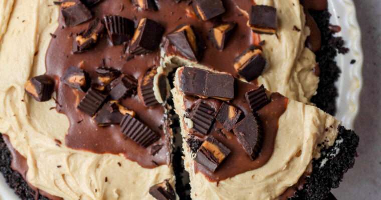 No Bake Peanut Butter Oreo Pie