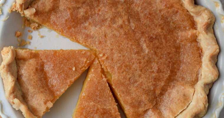 Dairy-Free Chess Pie