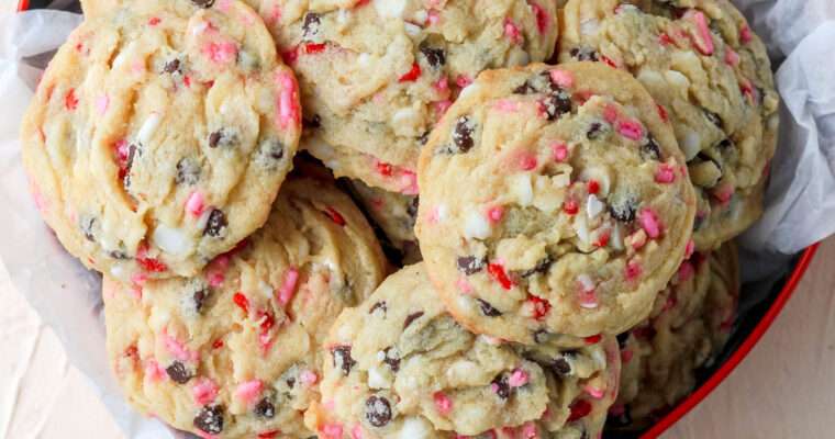 Valentine’s Day Chocolate Chip Cookies