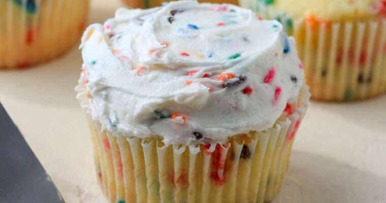 Dairy-Free Funfetti Cupcakes