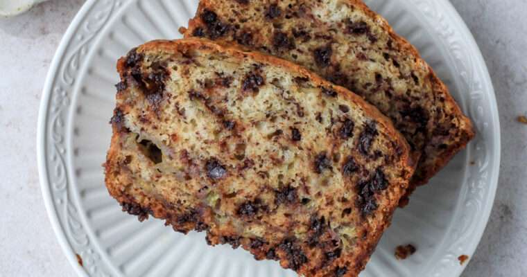 Vegan Chocolate Chip Banana Bread
