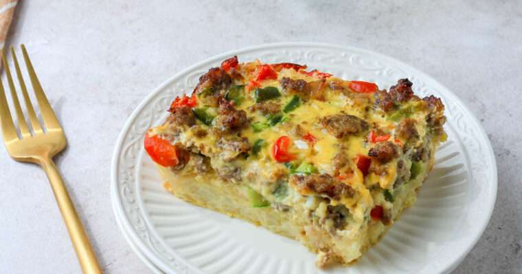 Dairy-Free Hashbrown Breakfast Casserole
