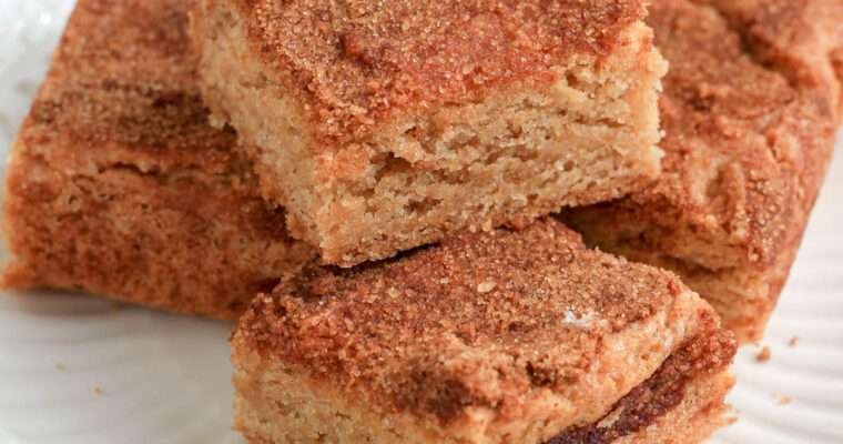 Snickerdoodle Cookie Bars