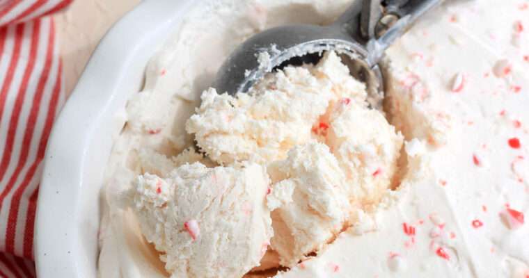 No Churn Peppermint Ice Cream