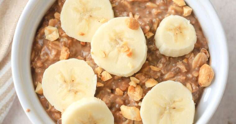 Chocolate Peanut Butter Overnight Oats